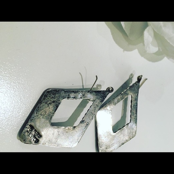 Vintage Sterling Earrings - Picture 3 of 3